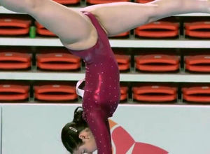 Curvaceous stellar gymnast youngster